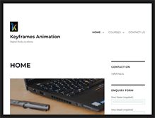 Tablet Screenshot of keyframesanimation.com